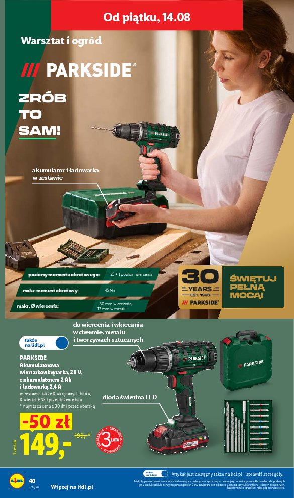 Gazetka Lidl 10/08/2026 – 14/08/2026 - strona 50