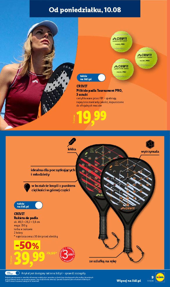 Gazetka Lidl 10/08/2026 – 14/08/2026 - strona 9
