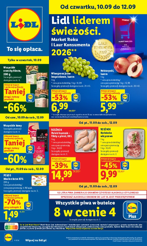 Gazetka Lidl 10/09/2026 – 12/09/2026 - gazetki promocyjne str. 1