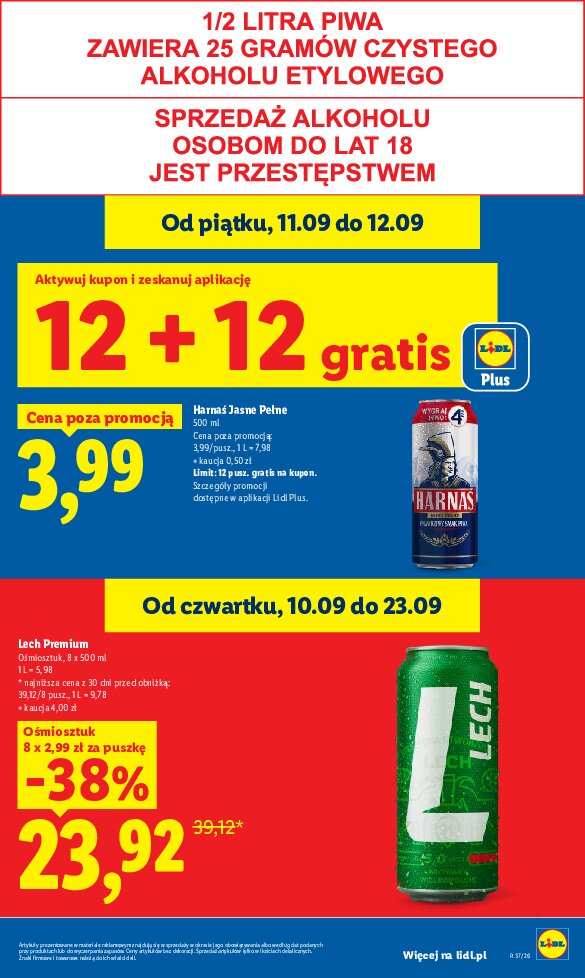 Gazetka Lidl 10/09/2026 – 12/09/2026 - gazetki promocyjne str. 25