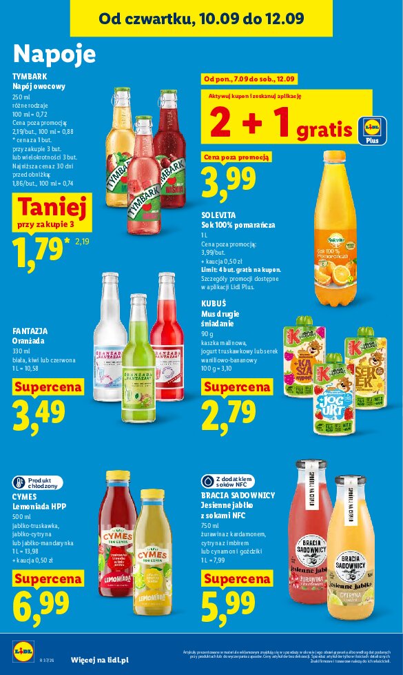 Gazetka Lidl 10/09/2026 – 12/09/2026 - gazetki promocyjne str. 62