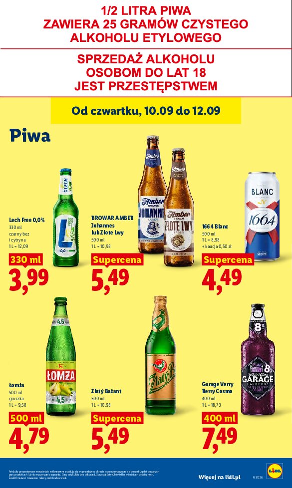 Gazetka Lidl 10/09/2026 – 12/09/2026 - gazetki promocyjne str. 65