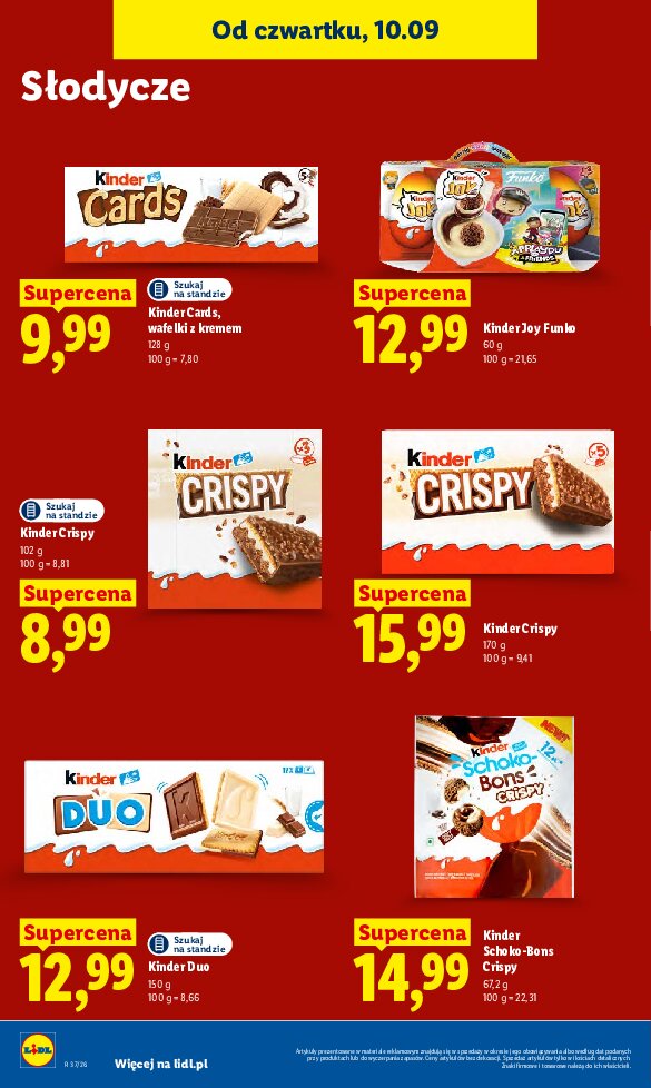 Gazetka Lidl 10/09/2026 – 12/09/2026 - gazetki promocyjne str. 66