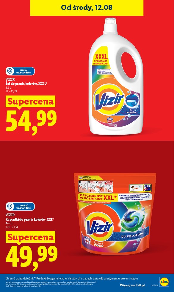 Gazetka Lidl 12/08/2026 – 14/08/2026 - strona 33