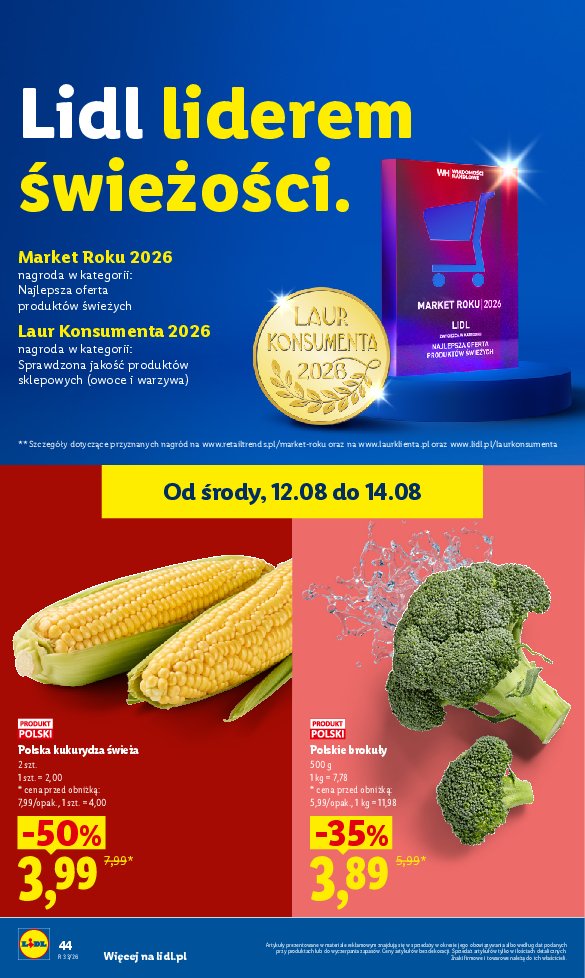Gazetka Lidl 12/08/2026 – 14/08/2026 - strona 44