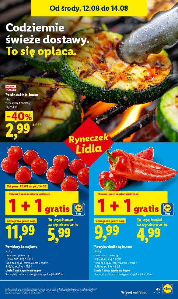 Gazetka Lidl 12/08/2026 – 14/08/2026 - strona 45