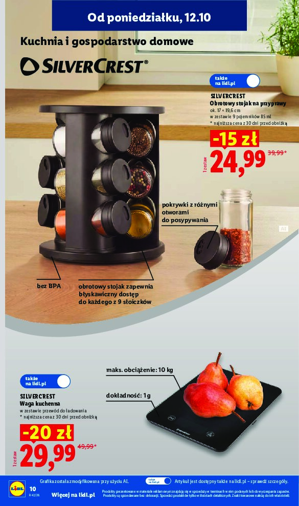 Gazetka Lidl 12/10/2026 – 24/10/2026 - gazetki promocyjne str. 12