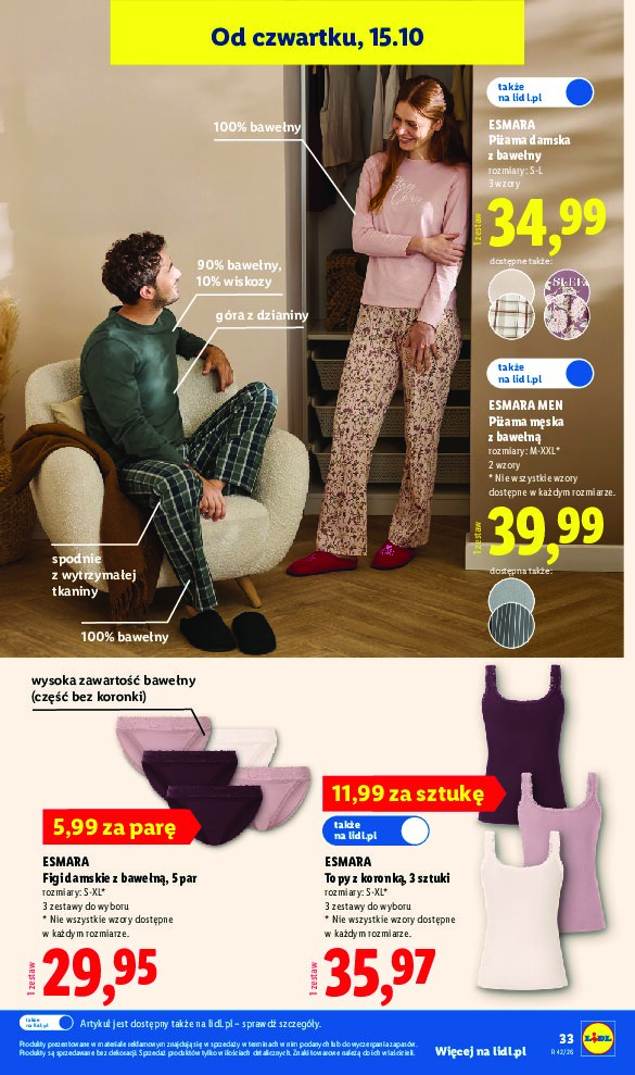 Gazetka Lidl 12/10/2026 – 24/10/2026 - gazetki promocyjne str. 35