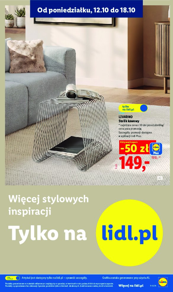 Gazetka Lidl 12/10/2026 – 24/10/2026 - gazetki promocyjne str. 37