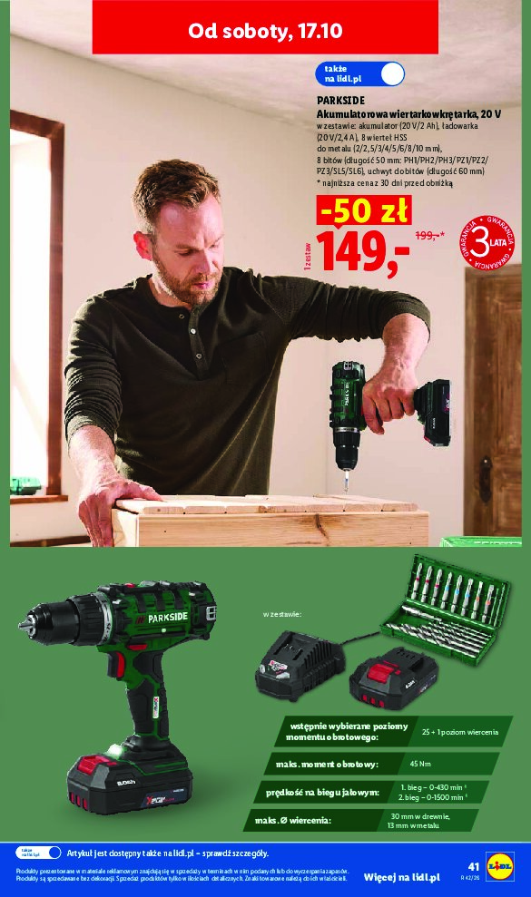 Gazetka Lidl 12/10/2026 – 24/10/2026 - gazetki promocyjne str. 45