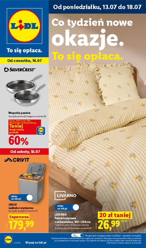Gazetka Lidl 13/07/2026 – 18/07/2026