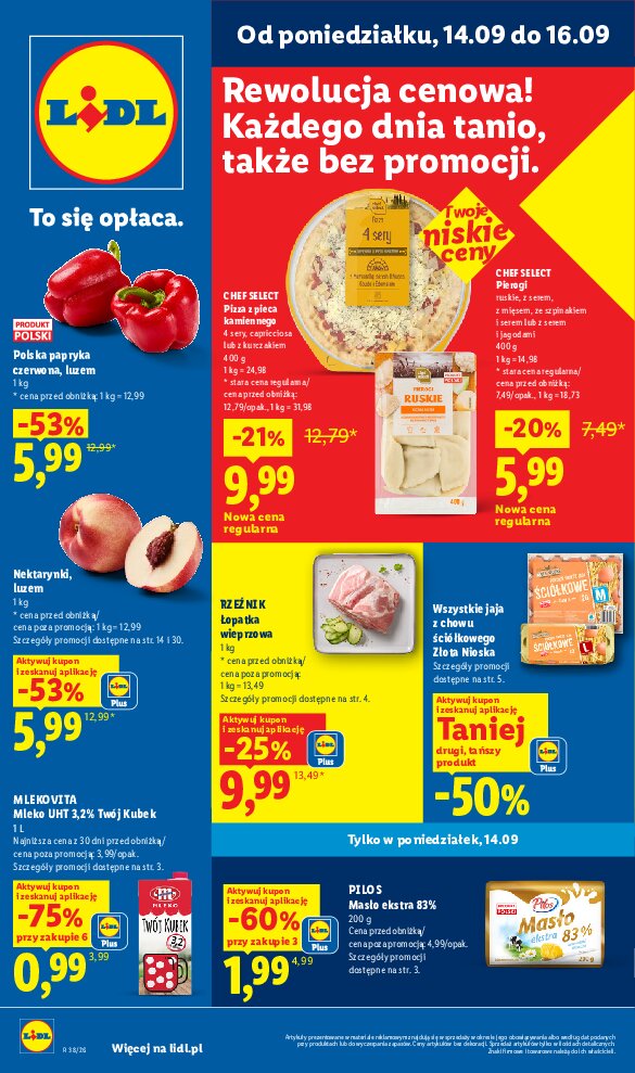 Gazetka Lidl 14/09/2026 – 16/09/2026 - gazetki promocyjne str. 1