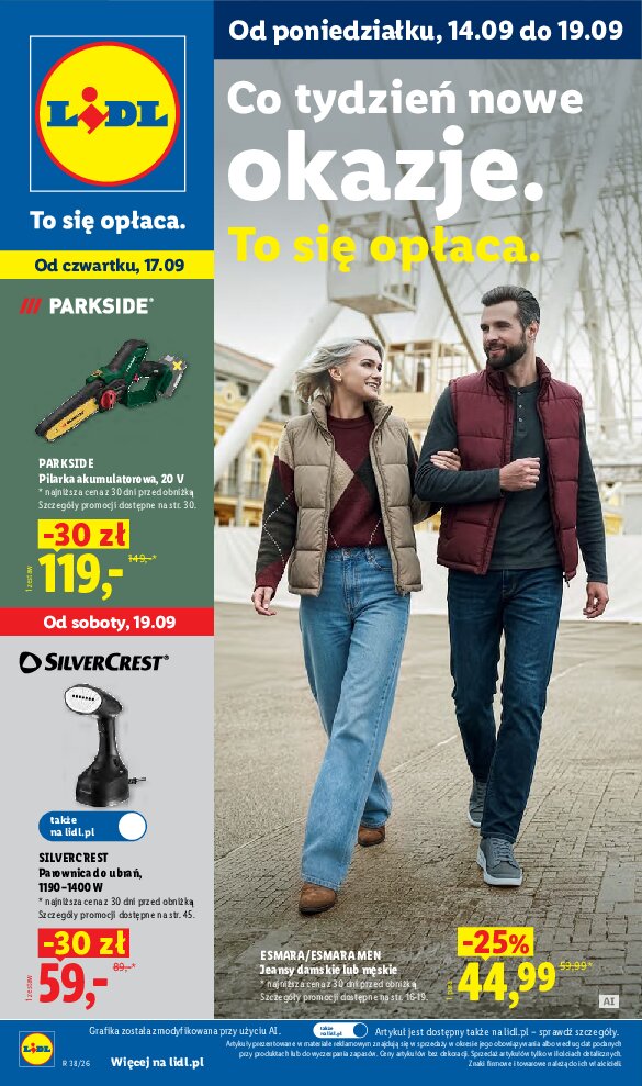 Gazetka Lidl 14/09/2026 – 19/09/2026 - gazetki promocyjne str. 1