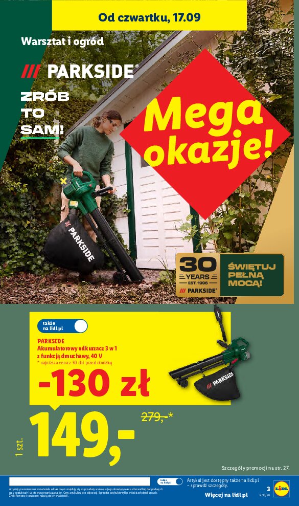 Gazetka Lidl 14/09/2026 – 19/09/2026 - gazetki promocyjne str. 3