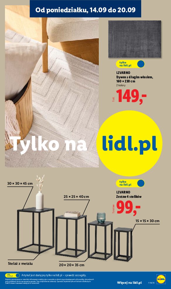 Gazetka Lidl 14/09/2026 – 19/09/2026 - gazetki promocyjne str. 31