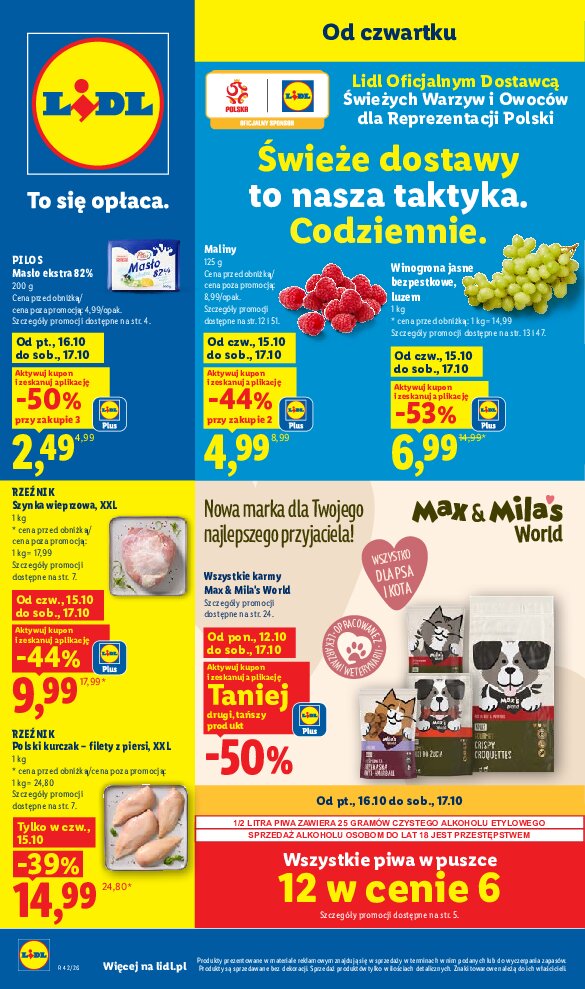 Gazetka Lidl 15/10/2026 – 21/10/2026 - gazetki promocyjne str. 1