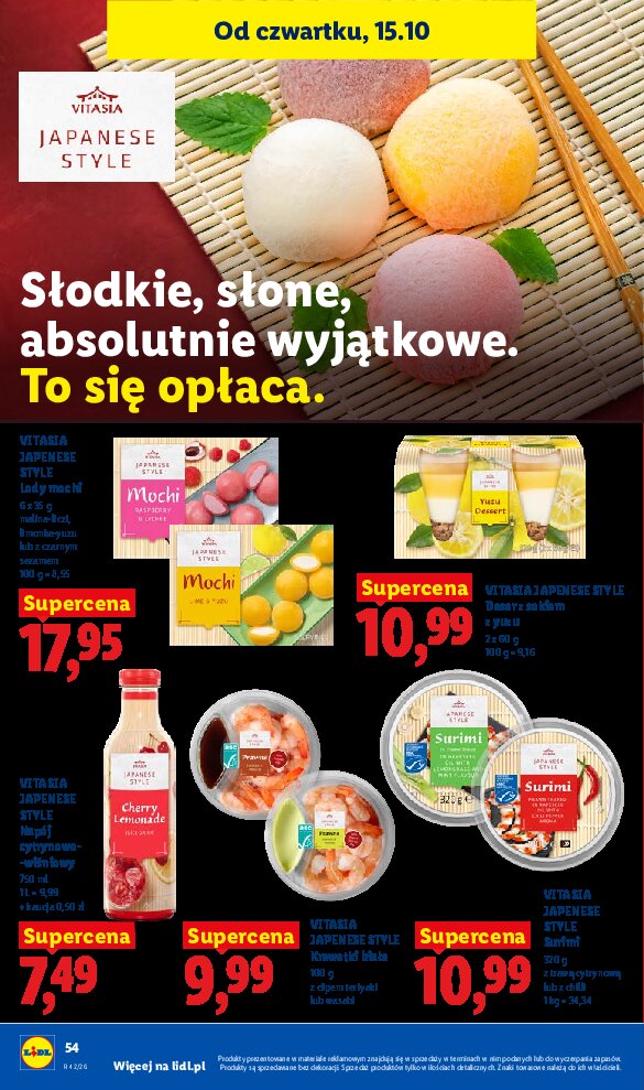 Gazetka Lidl 15/10/2026 – 21/10/2026 - gazetki promocyjne str. 54