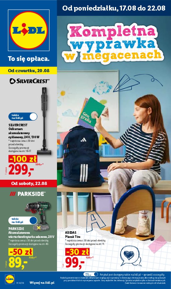 Gazetka Lidl 17/08/2026 – 22/08/2026