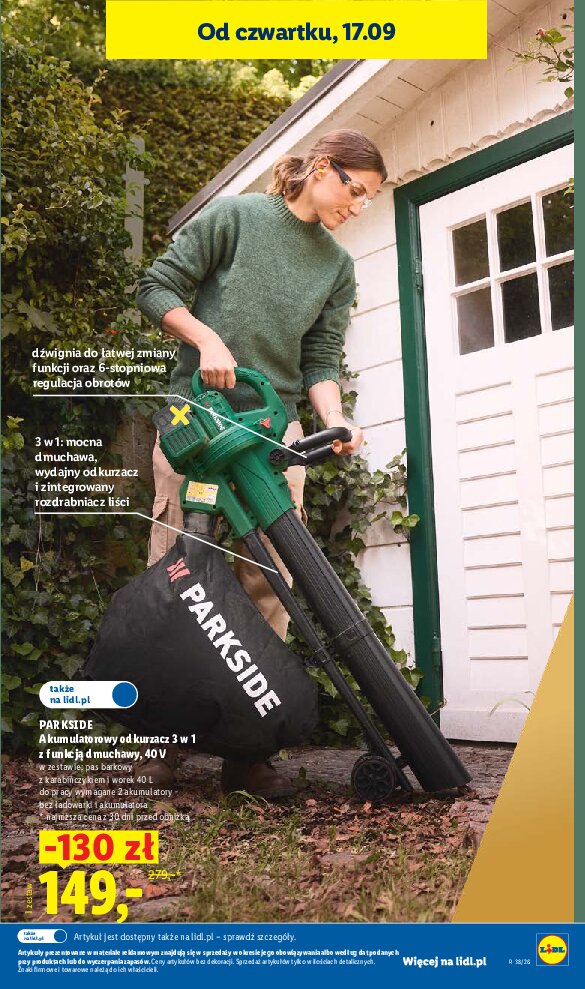 Gazetka Lidl 17/09/2026 – 19/09/2026 - gazetki promocyjne str. 39