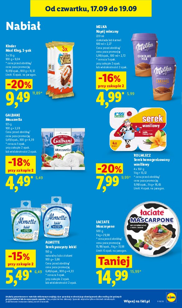Gazetka Lidl 17/09/2026 – 19/09/2026 - gazetki promocyjne str. 59