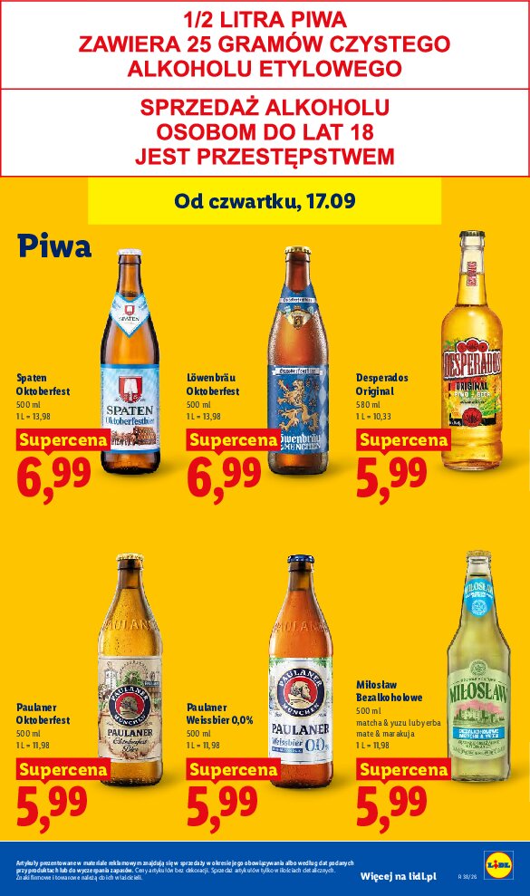Gazetka Lidl 17/09/2026 – 19/09/2026 - gazetki promocyjne str. 69