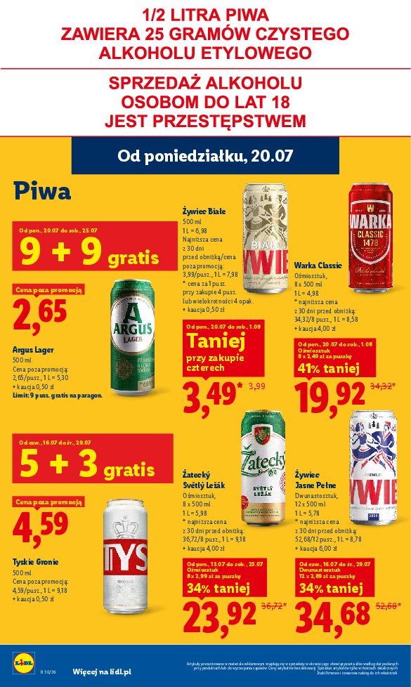 Gazetka Lidl 20/07/2026 – 22/07/2026 - strona 78