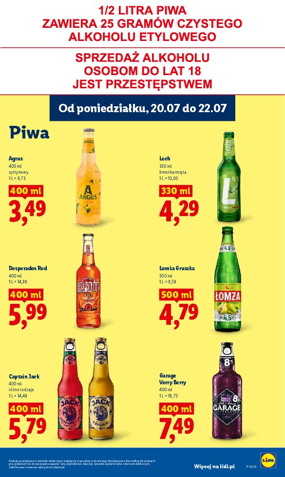 Gazetka Lidl 20/07/2026 – 22/07/2026 - strona 79