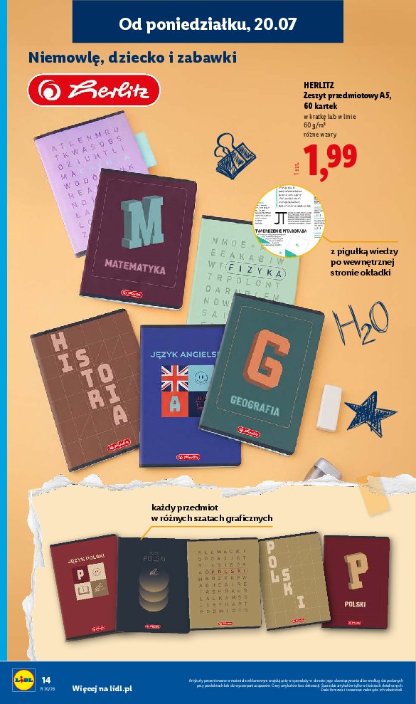 Gazetka Lidl 20/07/2026 – 25/07/2026 - strona 14
