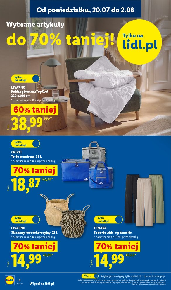 Gazetka Lidl 20/07/2026 – 25/07/2026 - strona 6