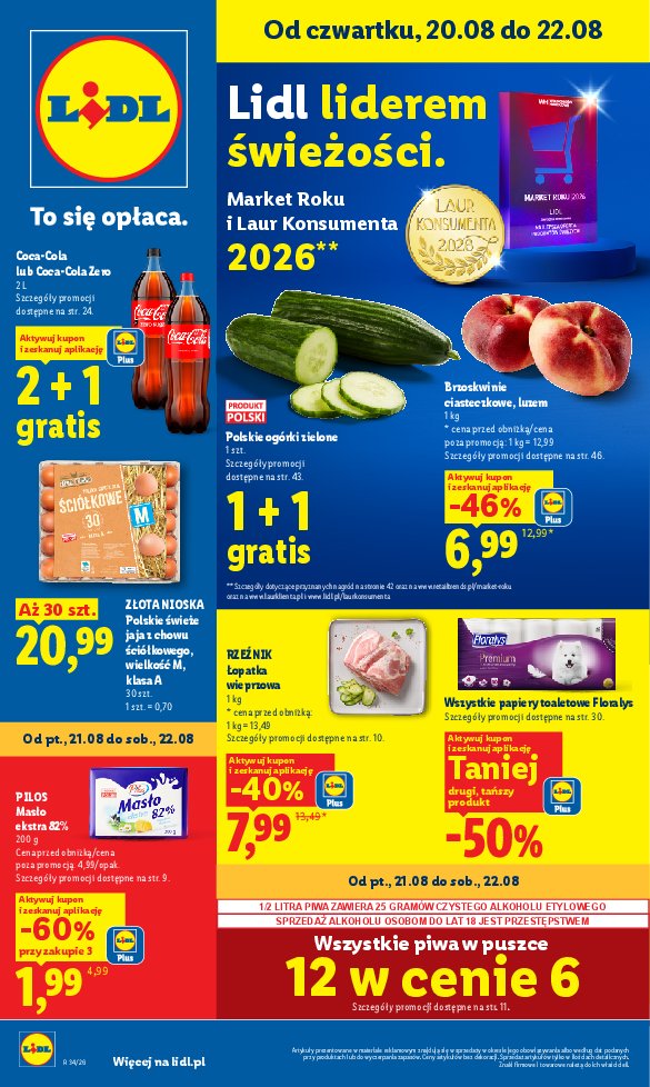 Gazetka Lidl 20/08/2026 – 22/08/2026
