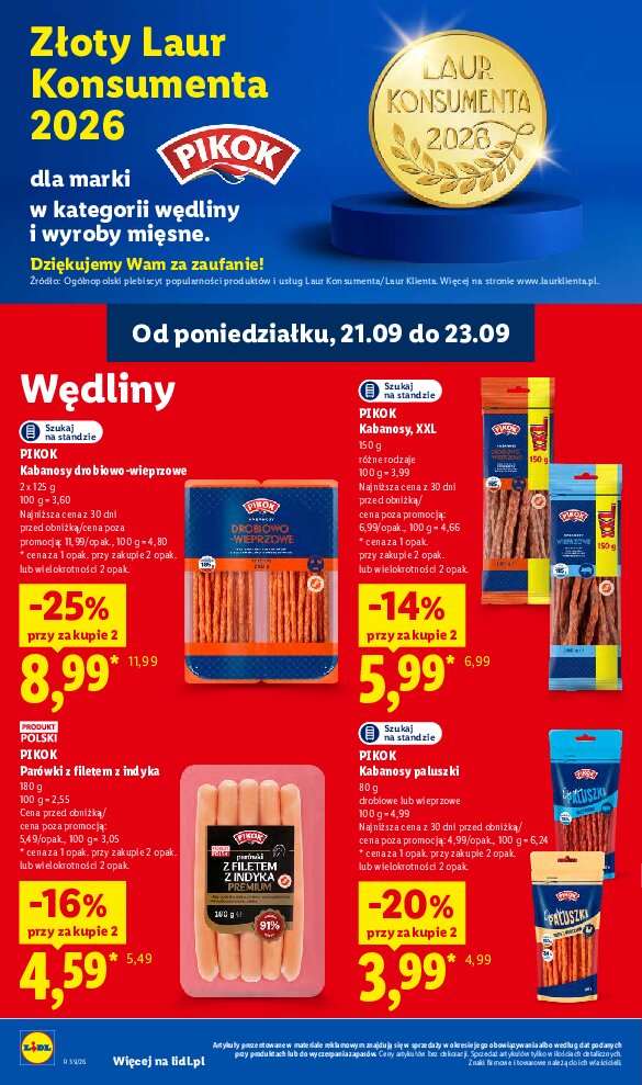 Gazetka Lidl 21/09/2026 – 23/09/2026 - gazetki promocyjne str. 62