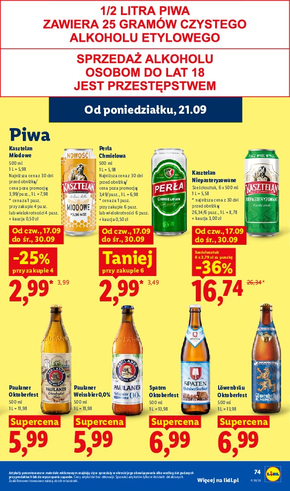 Gazetka Lidl 21/09/2026 – 23/09/2026 - gazetki promocyjne str. 79