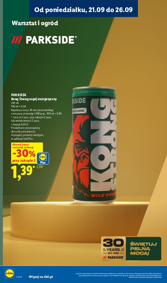 Gazetka Lidl 21/09/2026 – 26/09/2026 - gazetki promocyjne str. 30
