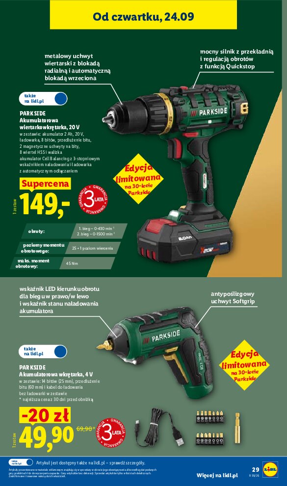Gazetka Lidl 21/09/2026 – 26/09/2026 - gazetki promocyjne str. 37