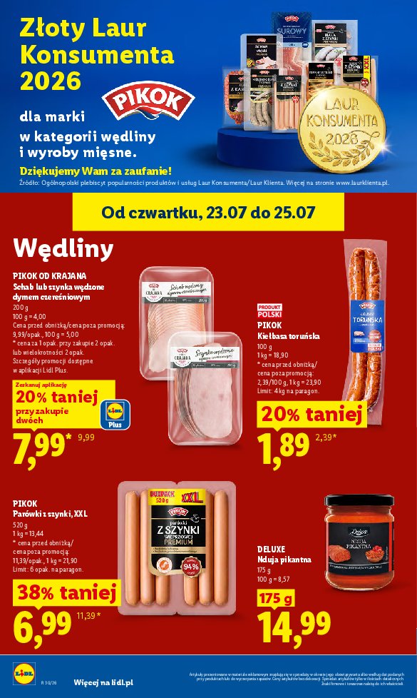 Gazetka Lidl 23/07/2026 – 25/07/2026 - strona 66