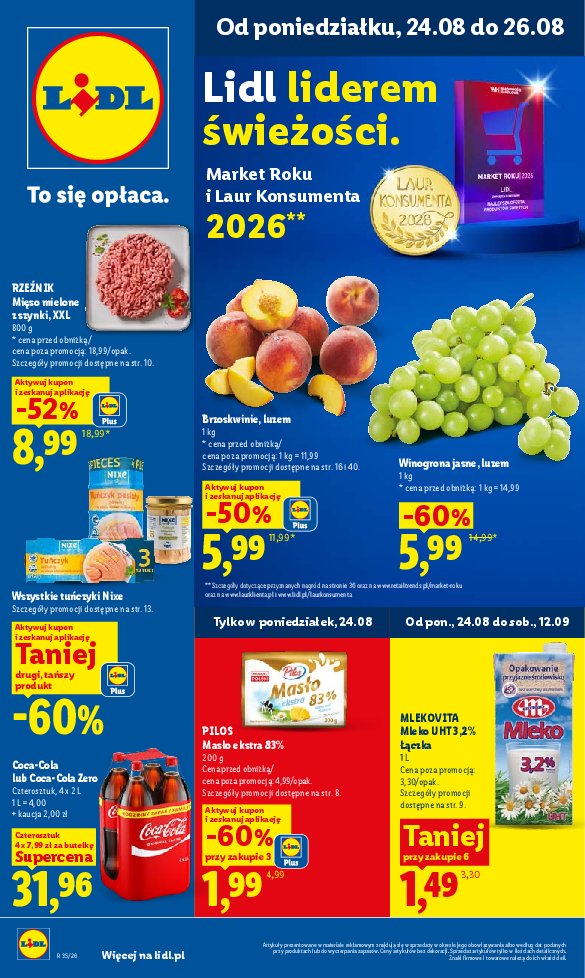Gazetka Lidl 24/08/2026 – 26/08/2026