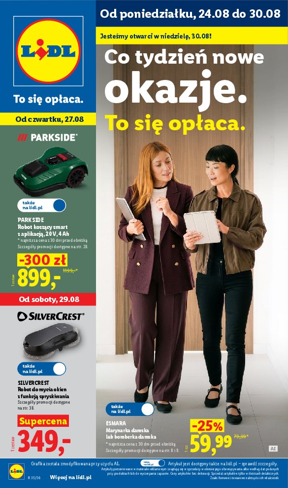 Gazetka Lidl 24/08/2026 – 30/08/2026