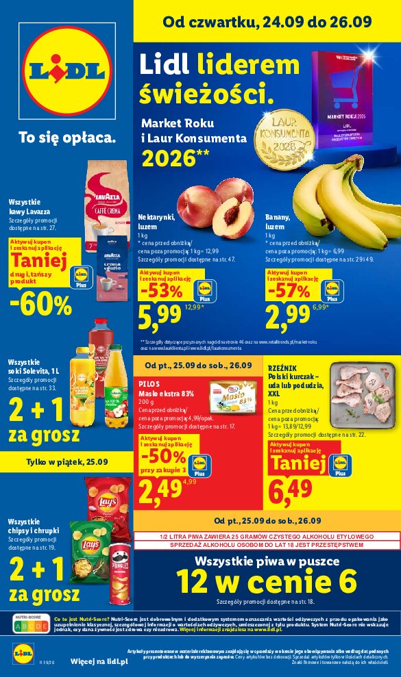 Gazetka Lidl 24/09/2026 – 26/09/2026 - gazetki promocyjne str. 1