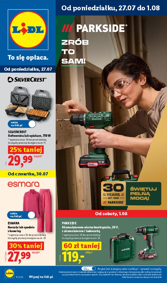 Gazetka Lidl 27/07/2026 – 01/08/2026