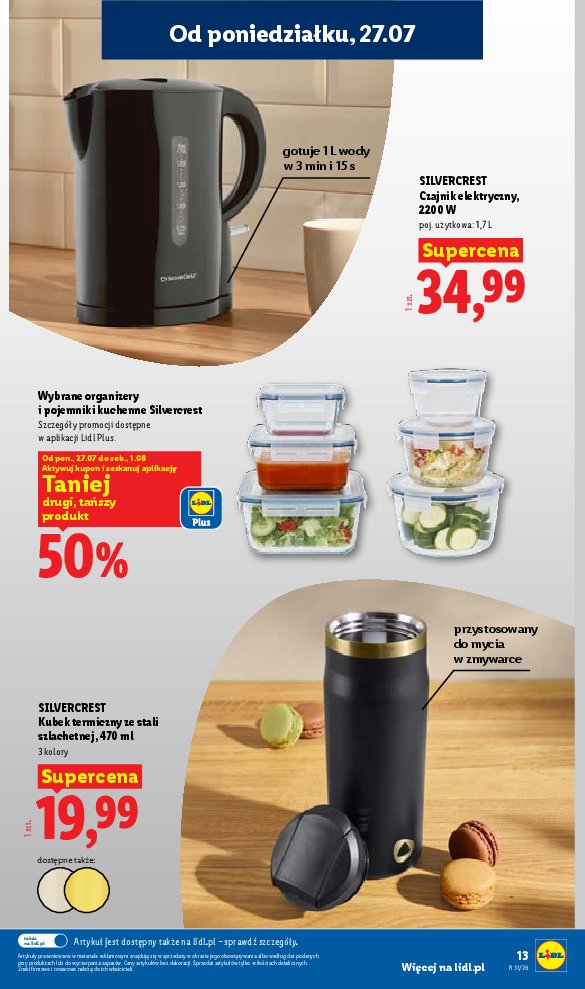 Gazetka Lidl 27/07/2026 – 01/08/2026 - strona 13