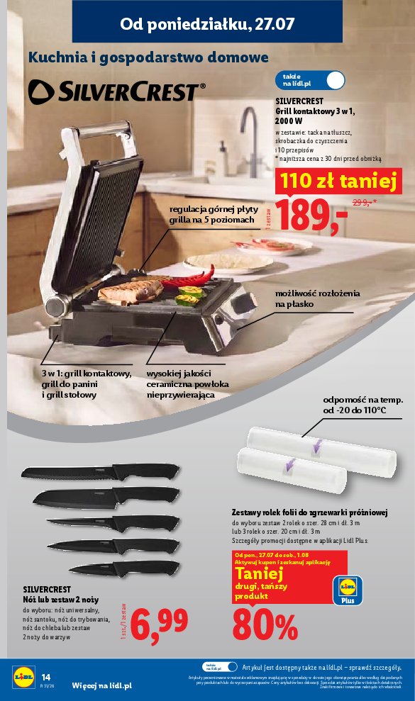 Gazetka Lidl 27/07/2026 – 01/08/2026 - strona 14