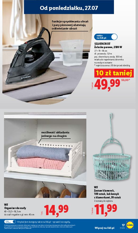 Gazetka Lidl 27/07/2026 – 01/08/2026 - strona 17