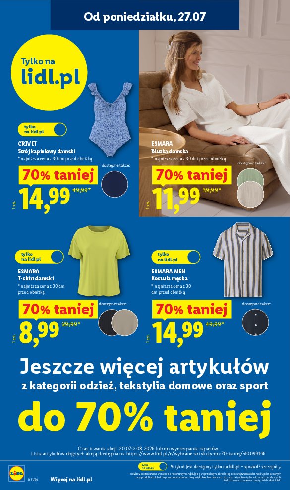 Gazetka Lidl 27/07/2026 – 01/08/2026 - strona 34