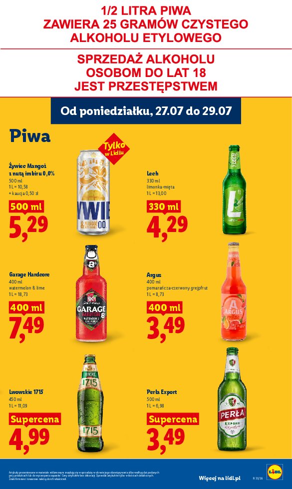 Gazetka Lidl 27/07/2026 – 29/07/2026 - strona 73