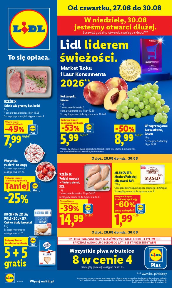 Gazetka Lidl 27/08/2026 – 30/08/2026