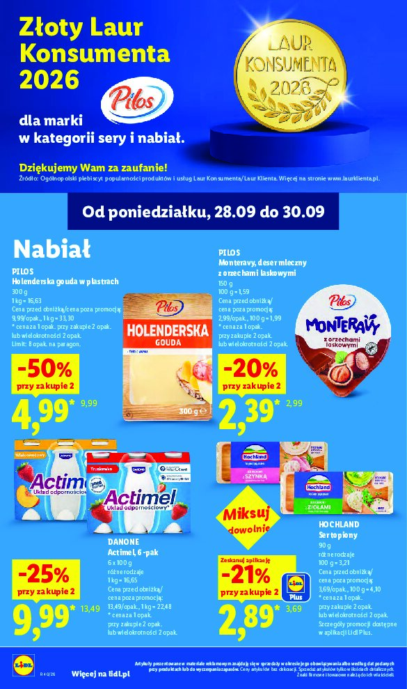 Gazetki promocyjne – nabiał - gazetki promocyjne str. 2