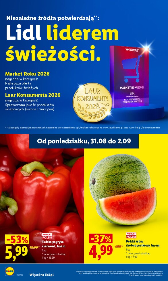 Gazetka Lidl 31/08/2026 – 02/09/2026 - gazetki promocyjne str. 34