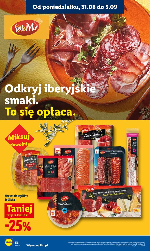 Gazetka Lidl 31/08/2026 – 02/09/2026 - gazetki promocyjne str. 56