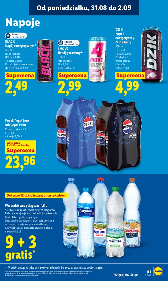 Gazetka Lidl 31/08/2026 – 02/09/2026 - gazetki promocyjne str. 63