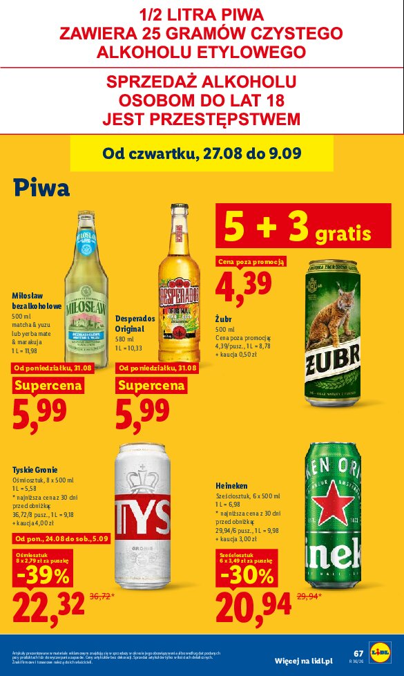 Gazetka Lidl 31/08/2026 – 02/09/2026 - gazetki promocyjne str. 67